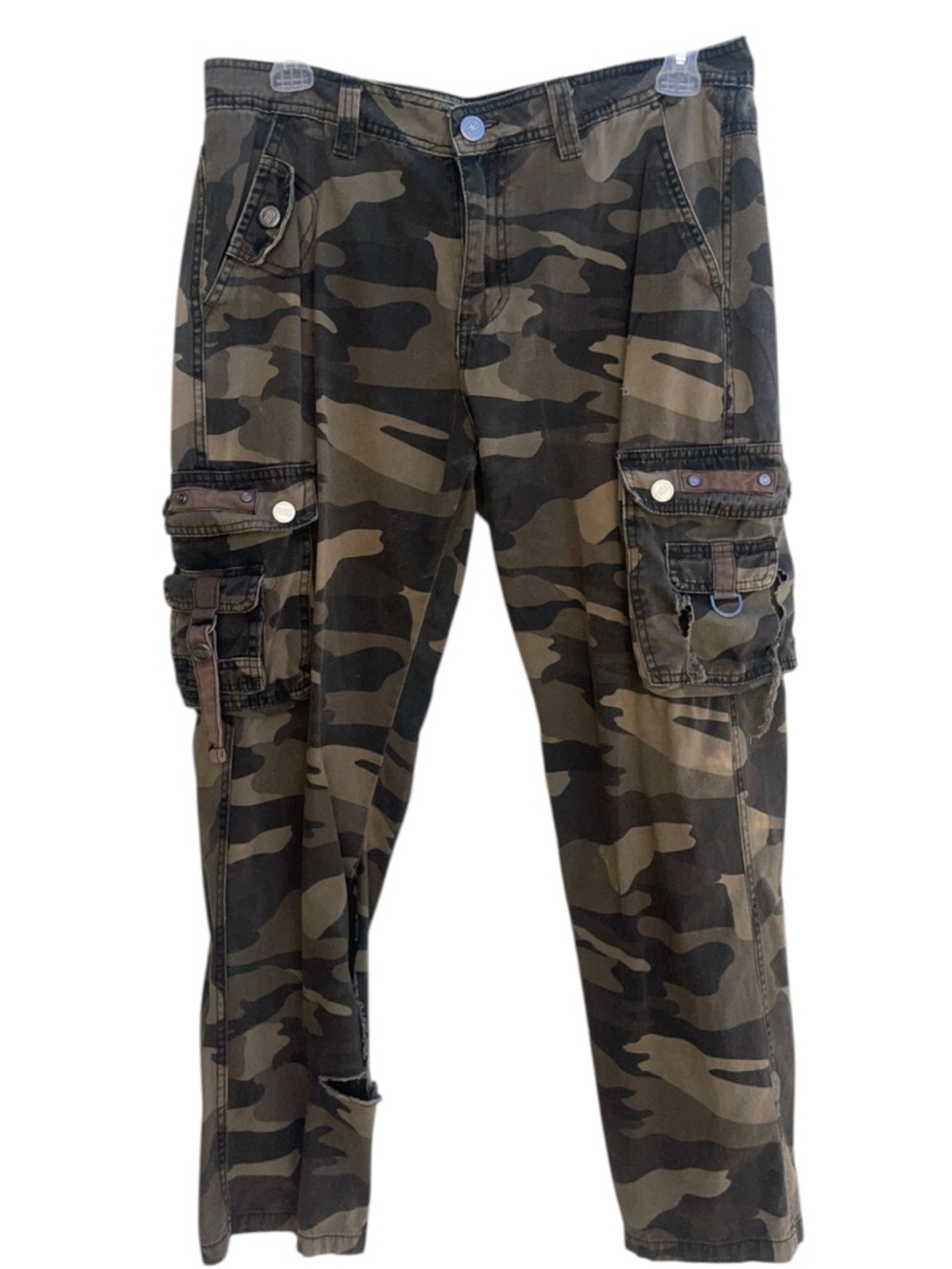 Men's Camo Distressed Pants - 34x30